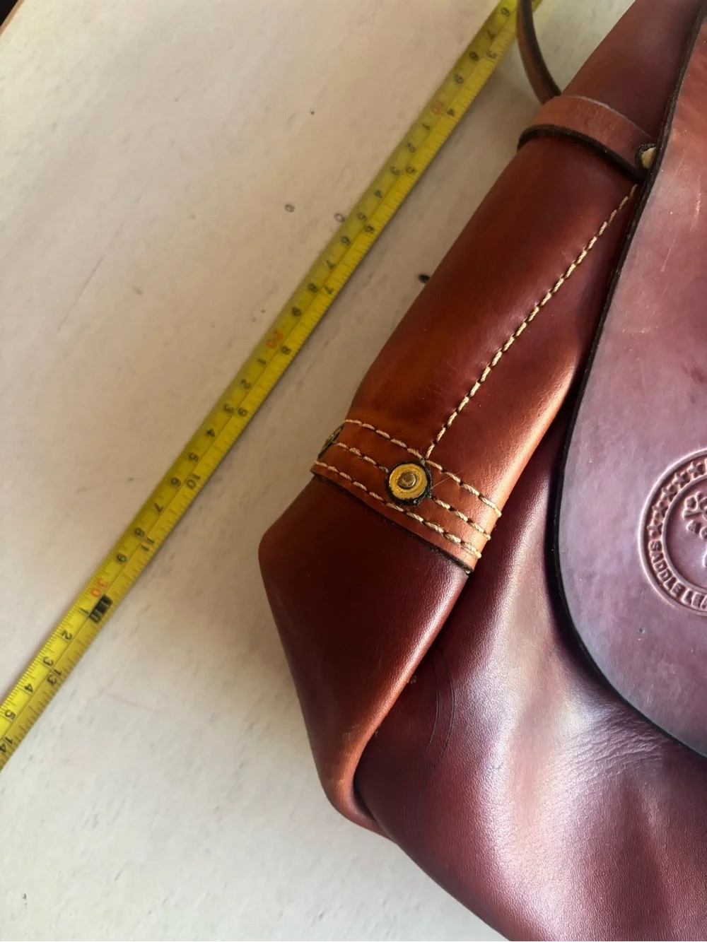 Moose Leather Luggage Bag w/ accessories